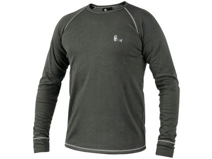 Pánské funkční tričko ACTIVE, dl. rukáv, šedé (Velikost 3XL)