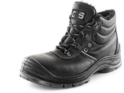 Obuv kotníková CXS SAFETY STEEL NICKEL S3, zimní, černá (Velikost 48)