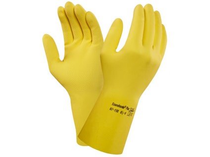 Rukavice ANSELL ECONOHANDS PLUS 87-190, máčené v latexu (Velikost 10)