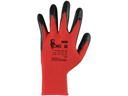 Rukavice CXS MERU, polomáčené v latexu (Velikost 11)
