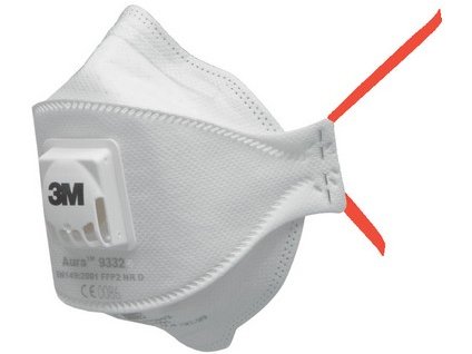 520 filtracni polomaska 3m 9332 skladaci vydechovy ventilek