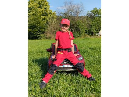 Dětské kalhoty ARDON®4Xstretch® červené