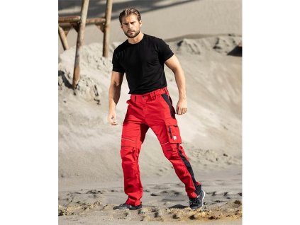 Kalhoty ARDON®URBAN+ jasně červené zkrácené