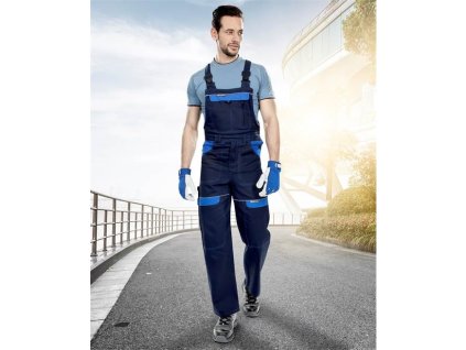 Kalhoty s laclem ARDON®COOL TREND tmavě modré-světle modré prodloužené