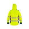 1390 1 bunda cxs bedford winter vystrazna zimni panska softshell zluto petrolova vel 2xl