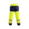 Kalhoty CXS CARDIFF, výstražné, zateplené, pánské, žluté (Velikost 3XL)