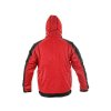 Bunda CXS IRVINE, zimní, pánská, červeno-černá (Velikost 4XL)