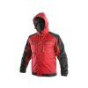 Bunda CXS IRVINE, zimní, pánská, červeno-černá (Velikost 4XL)