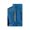 Bunda CXS BALTIMORE, pánská, středně modrá - černá (Velikost 4XL)