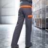 Dámské kalhoty s laclem ARDON®COOL TREND šedo-oranžové