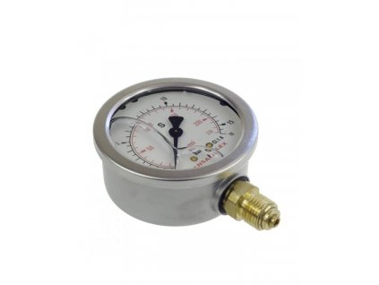 manometr glicerynowy 0 16bar 63mm przyl dolne