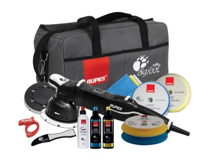 RUPES BigFoot LK 900E LUX Kit - inovovaná strojní planetární leštička, kompletní sada s taškou a příslušenstvím