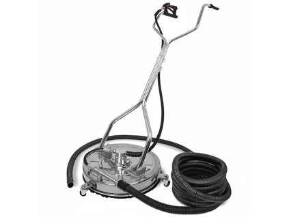 Rotační čistič ploch s odsáváním vody - nerezový, Ø 450 mm, 1/4" F