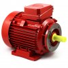 Elektrický (indukční) motor SLg112M-8/4 B14/C2 v červené barvě