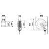 Automatický navíjecí buben ocel - 200 bar - 30 m