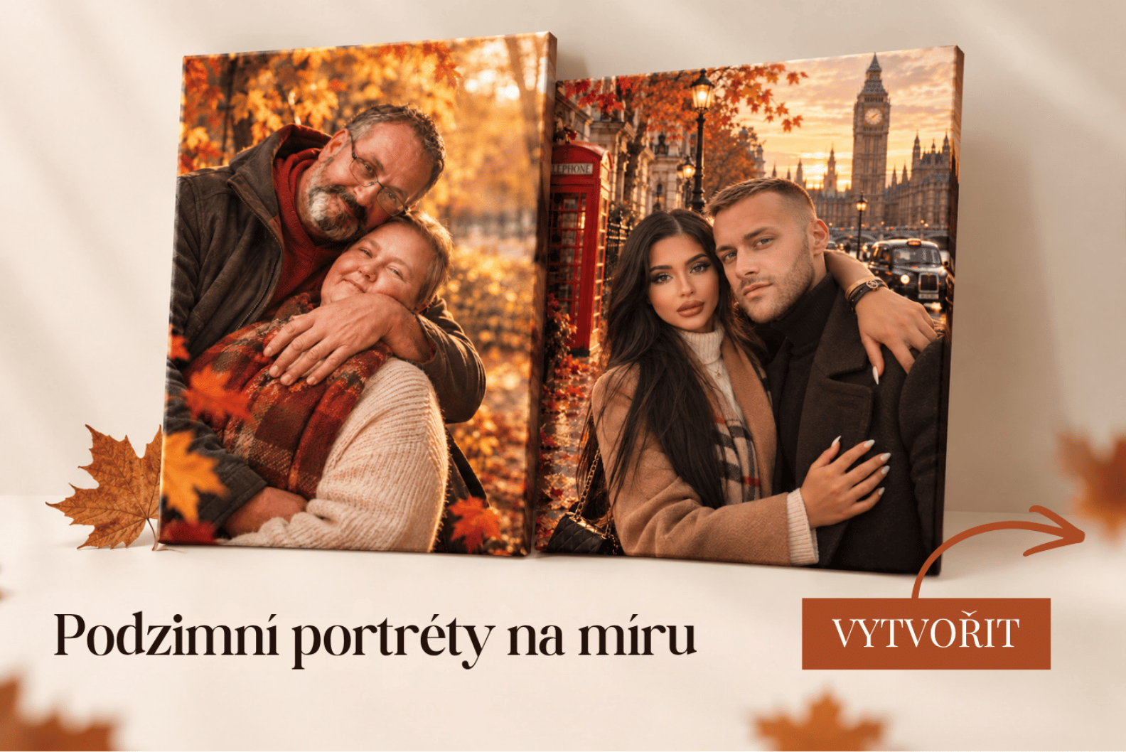 Malovaný portrét podle fotky