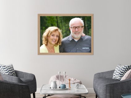 Portrét k výročí malba olejem nebo akrylem na plátno