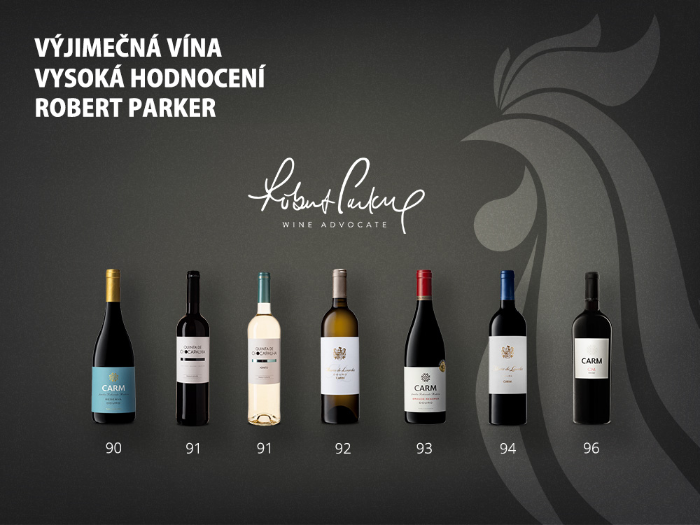 Vysoce hodnocená portugalská vína Robert Parker Wine Advocate