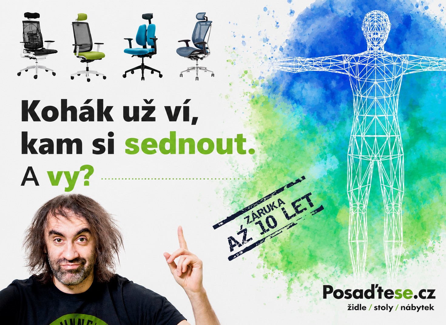 Kohák zdravé sezení