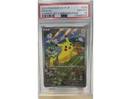 Pikachu 218 PSA 10