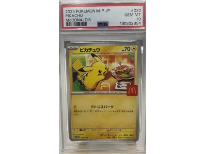 McDonald Pikachu PSA10