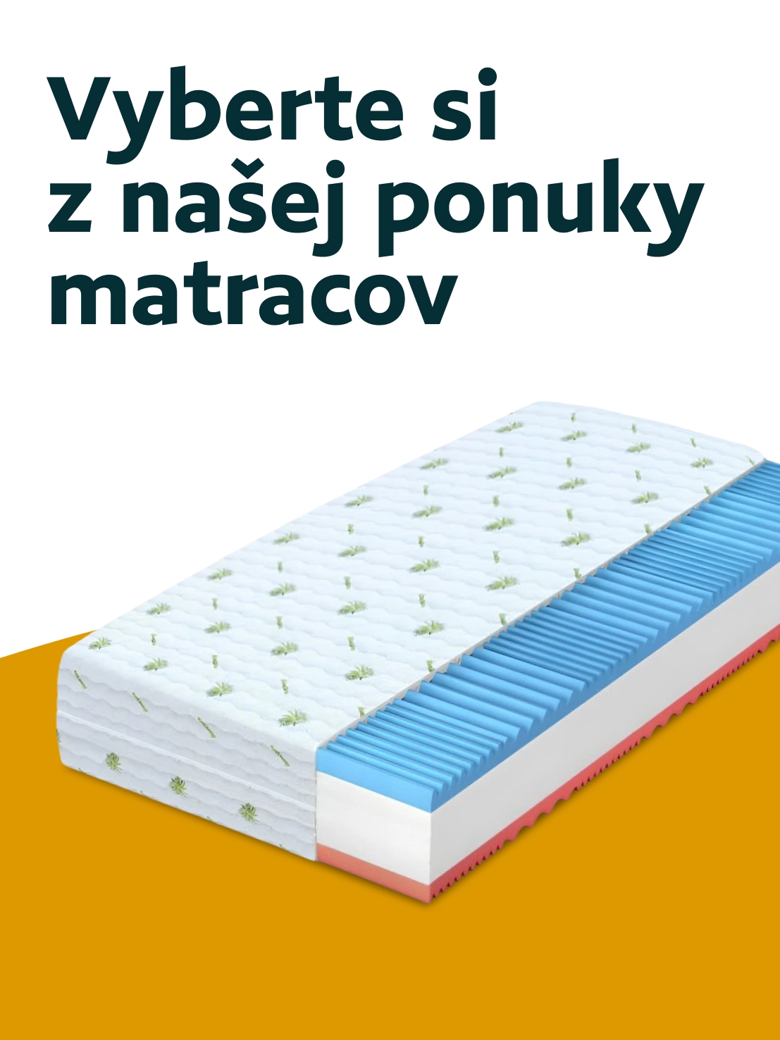 Vyberte si z našej ponuky matracov