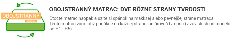 obojstranný matrac