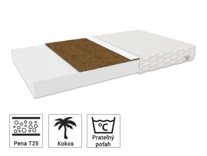 Matrac Bambino Coir 200x90 kokos