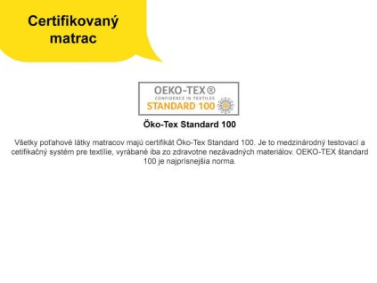 Taštičkový matrac s kokosom HUNT 200x120