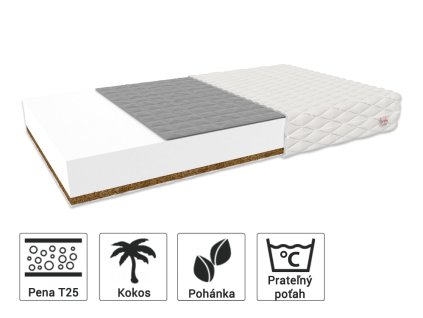 Kokosovo-pohánkový matrac Bambino Console