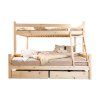 Drevená poschodová posteľ Petra 6 - pohľad spredu