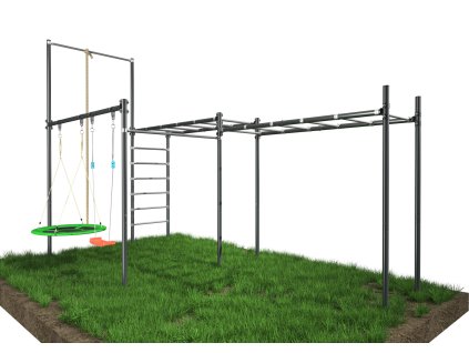 Venkovní sestava - MULTI BIG STREET s houpačkou a žebřinou