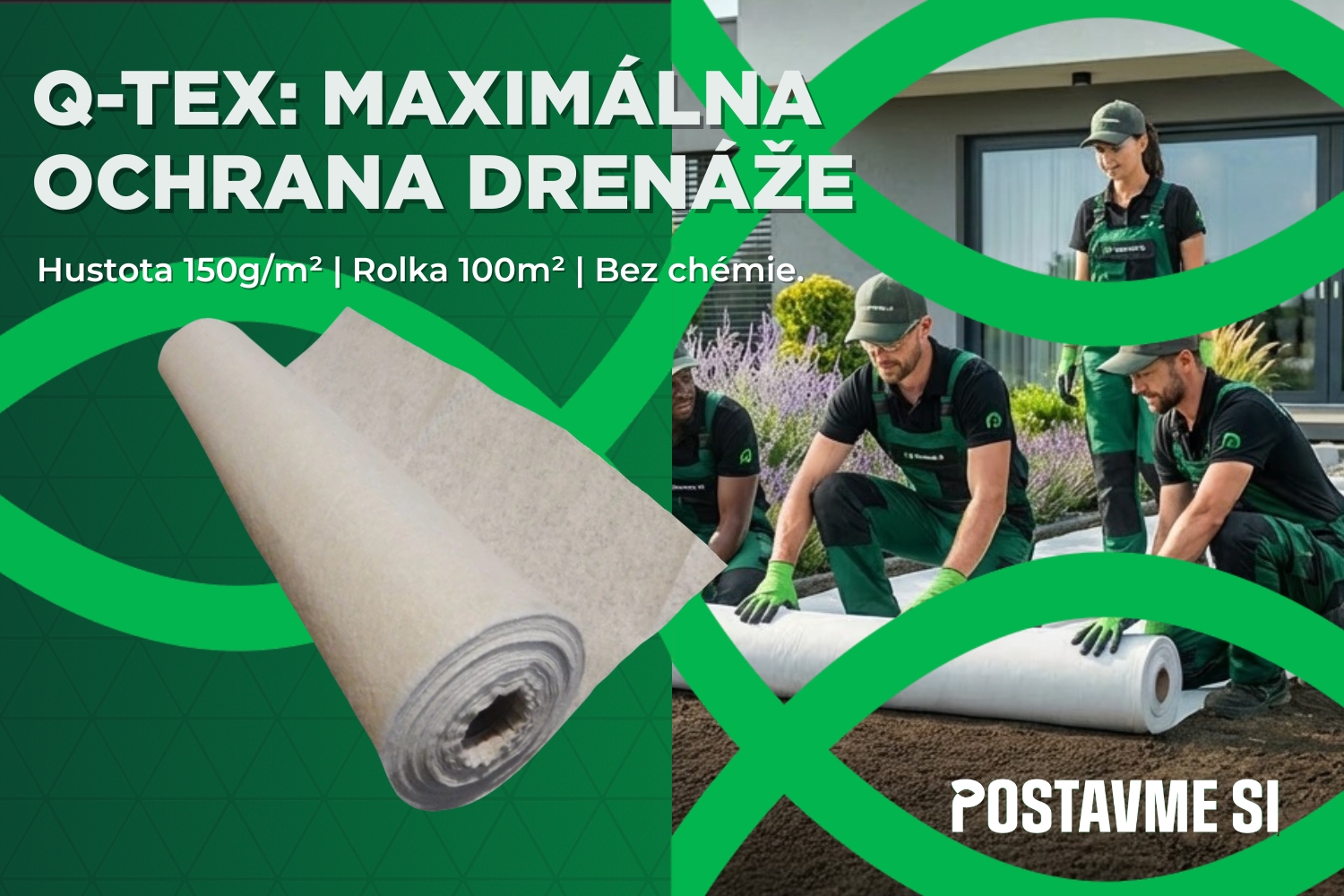 Geotextília - terénne úpravy