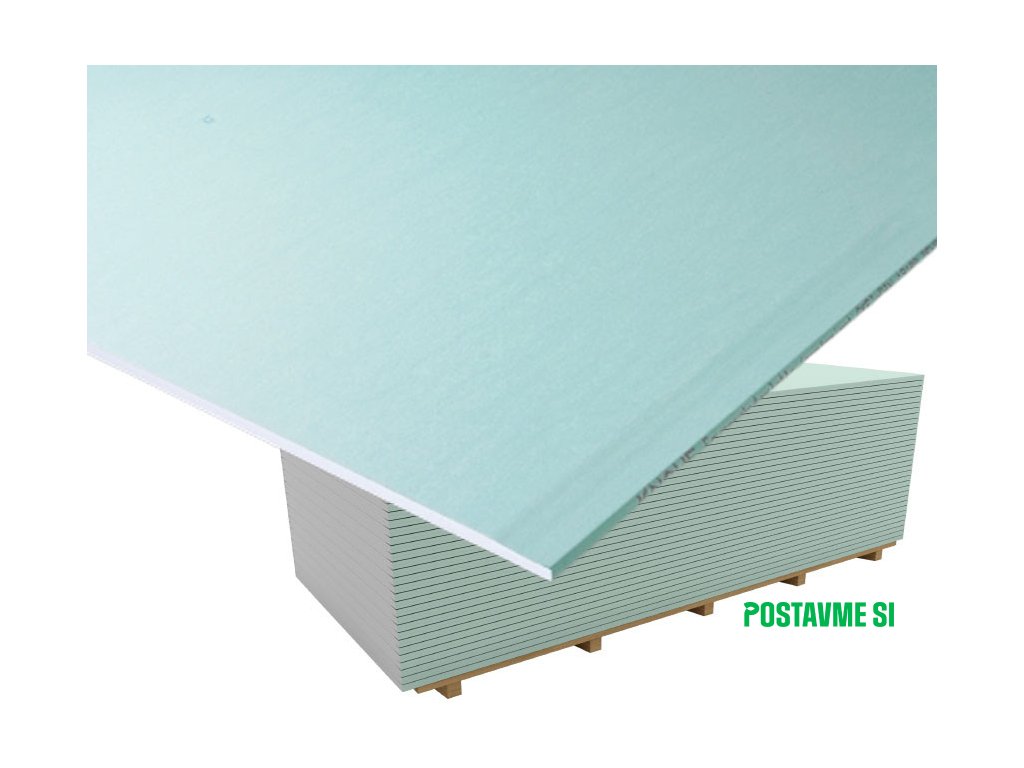 Sadrokartón protipožiarny, vodeodolný