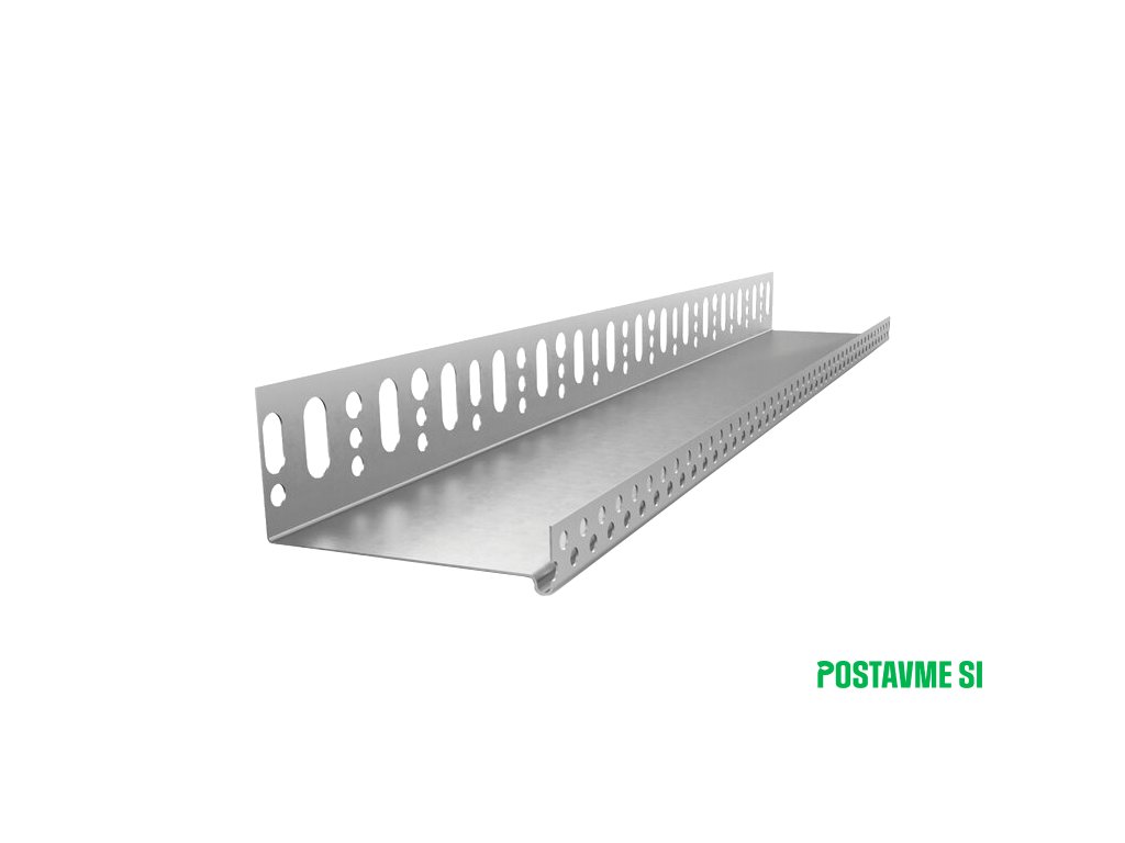 Zakladacia lišta hliníková šírka 103 mm