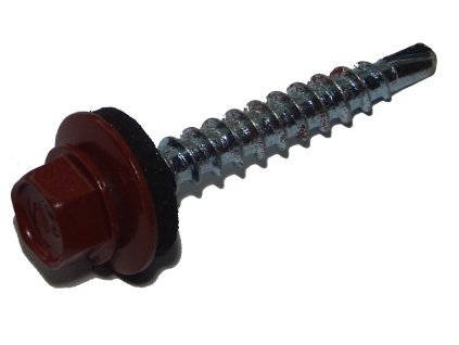 Farmárska skrutka 4,8x35 mm RAL 3009 - 250ks