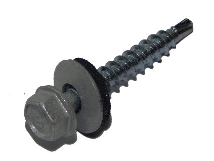 Farmárska skrutka 4,8x35 mm RAL 9006 - 250ks