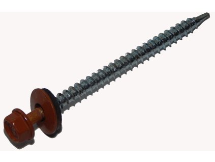 Farmárska skrutka dĺžka 70 mm RAL 8004