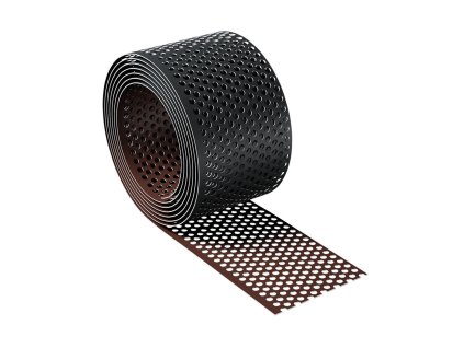 Ochranný pás proti vtákom Q-KAP 100 ALU 25m - hnedá/antracit