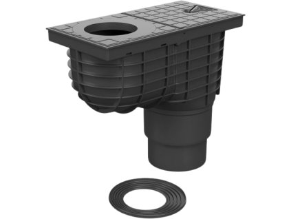 Kanalizačný vpust spodný D110/D125 (Geiger suchý spodný)