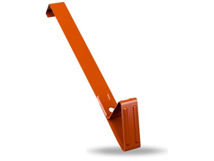 Protishnehový hák na betónovú škridľu, farba tehlová, ral 8004