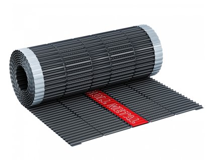 Hliníkový hrebeňový a nárožný vetrací pás, farba antracit