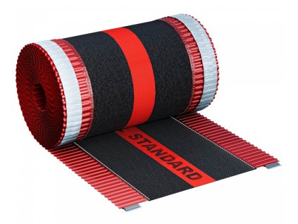 Hrebeňový a nárožný vetrací pás, farba višňová