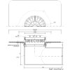 Terasový vpust bočný TWT 110 PVC V