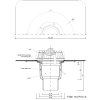 Strešný vpust priamy TWE 110 S PVC