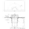 Strešný vpust priamy TWE 125 S PVC
