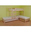 Trojlůžková patrová postel Max