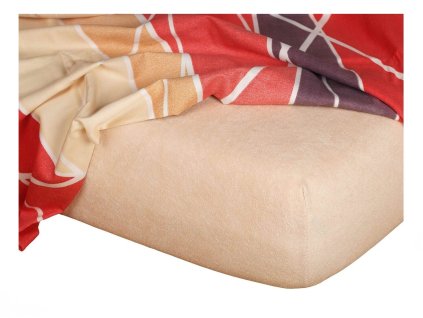 Froté prostěradlo medové (Rozměr 120x200x20)