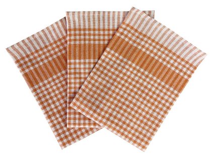 kuchynske uterky 3ks par oranzovobila kostka dadka vracov