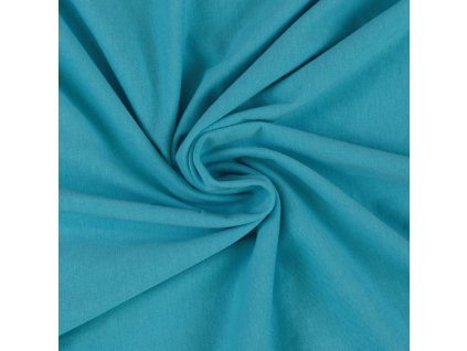 jersey prosteradlo jednoluzko 90x200cm tyrkysove 356634 0